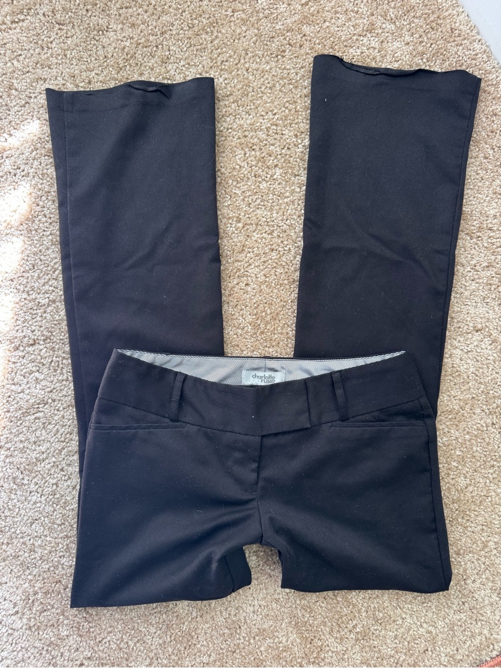 Charlotte Russe Black Straight Leg Jeans